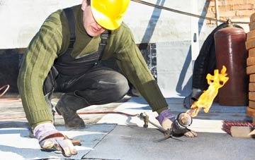 Battlesea Green flat roof construction